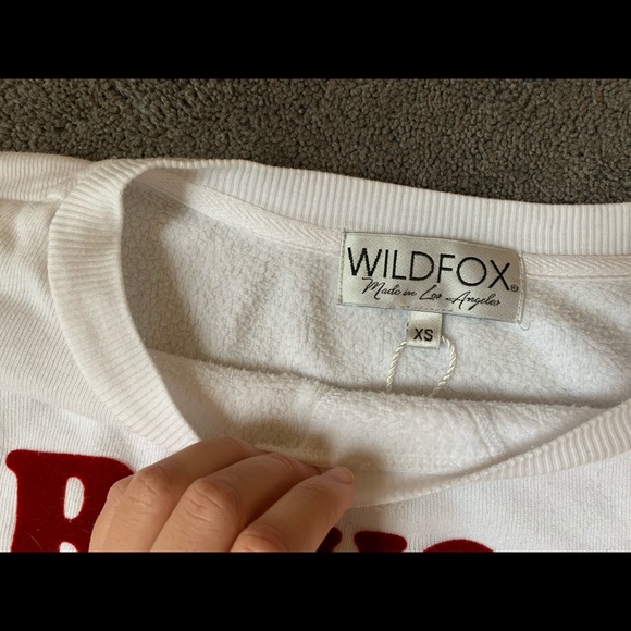 Wildfox Beverly Hills Hills Sweatshirt Size XS - Picture 6 of 6